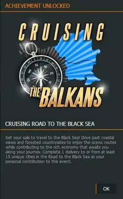Logo und Städte des Road to the Black Sea-DLCs