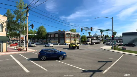 Städte in Kalifornien wurden ausgebaut, Kreuzungen sind vielfältiger gestaltet